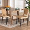 Bali & Pari Dermot Modern Bohemian Wood and Natural Rattan 2-Piece Dining Chair Set 238-2PC-13217-ZORO - alternate 7